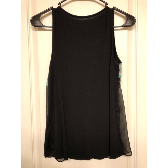 Black/Teal NY&Co Tank - Picture 2 of 3